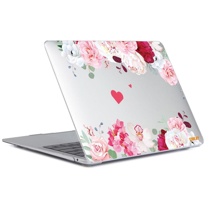 For Macbook Pro 16 Inch A2141 Flower Series Pattern Laotop Protective Crystal Case