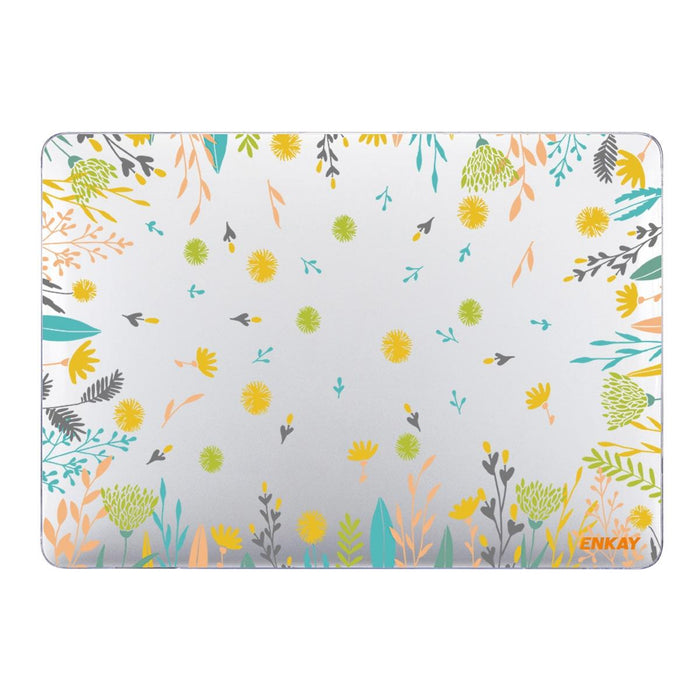 For Macbook Pro 16 Inch A2141 Flower Series Pattern Laotop Protective Crystal Case