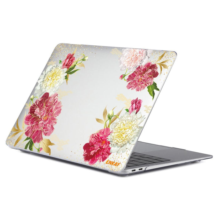 For Macbook Pro 16 Inch A2141 Flower Series Pattern Laotop Protective Crystal Case