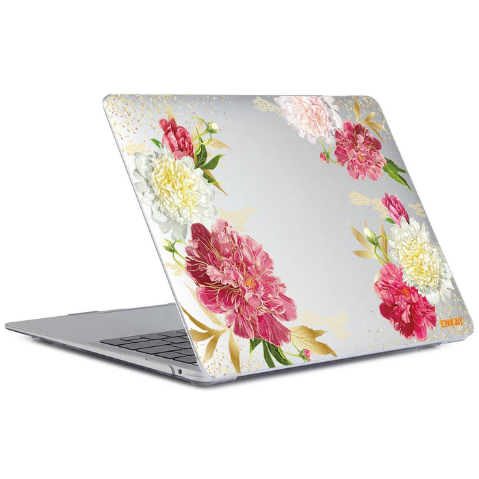 For Macbook Pro 16 Inch A2141 Flower Series Pattern Laotop Protective Crystal Case