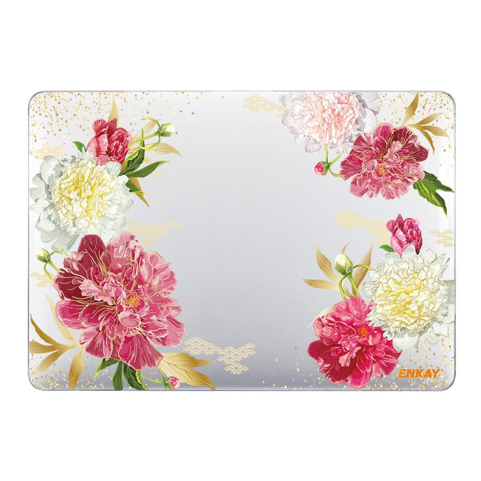 For Macbook Pro 16 Inch A2141 Flower Series Pattern Laotop Protective Crystal Case