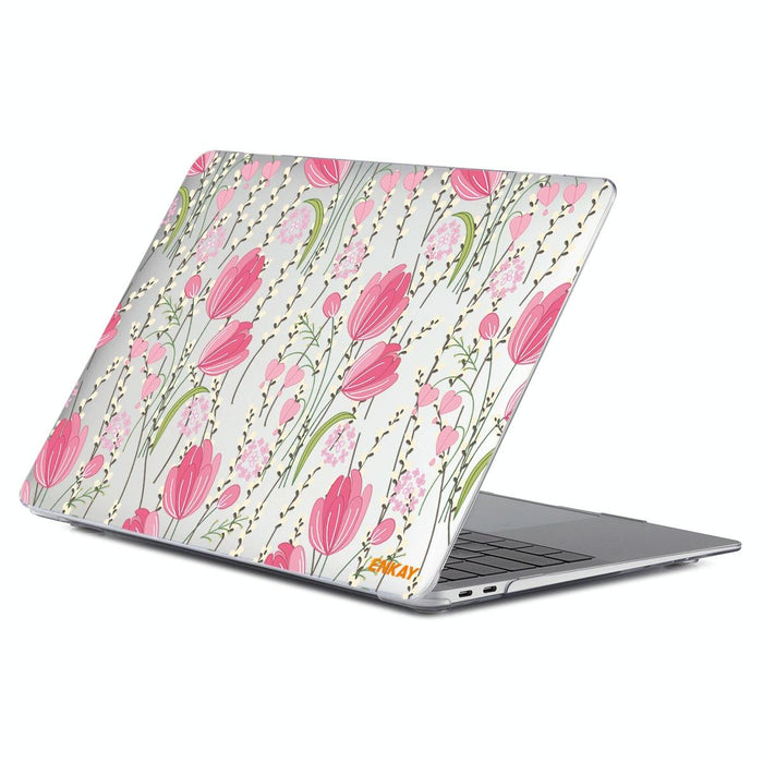 For Macbook Pro 16 Inch A2141 Flower Series Pattern Laotop Protective Crystal Case