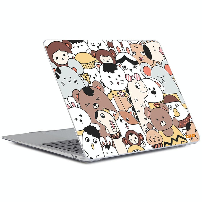 For Macbook Pro 13.3 Inch A2251 / A2289 / A2338 2020 Animal Series Pattern Laotop Protective Crystal Case