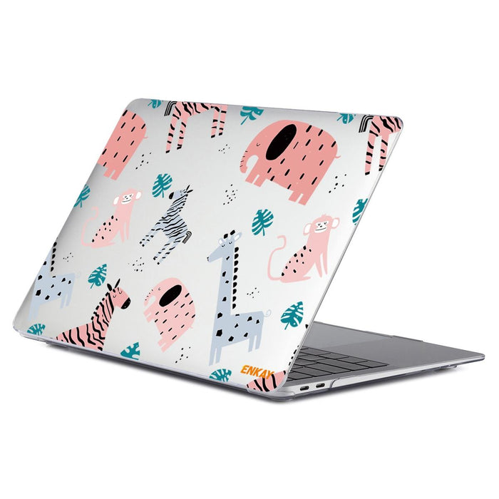 For Macbook Pro 13.3 Inch A2251 / A2289 / A2338 2020 Animal Series Pattern Laotop Protective Crystal Case