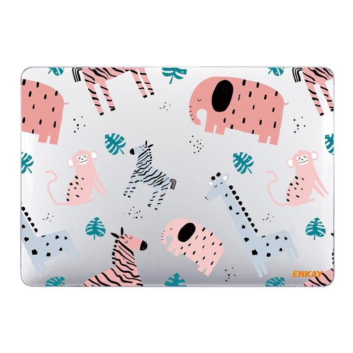 For Macbook Pro 13.3 Inch A2251 / A2289 / A2338 2020 Animal Series Pattern Laotop Protective Crystal Case