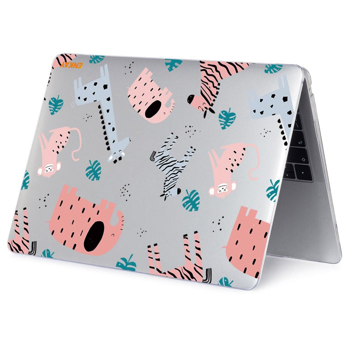 For Macbook Pro 13.3 Inch A2251 / A2289 / A2338 2020 Animal Series Pattern Laotop Protective Crystal Case