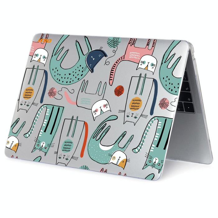 For Macbook Pro 13.3 Inch A2251 / A2289 / A2338 2020 Animal Series Pattern Laotop Protective Crystal Case