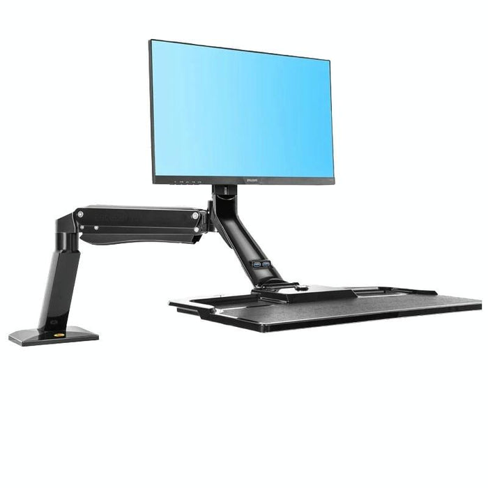 Nb40 Ergonomic Height Adjust Computer Stand Workstation