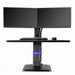 Computer Stand 22-27 Inch Dual Monitor Mount With Keyboard