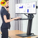 Computer Stand 22-27 Inch Dual Monitor Mount With Keyboard