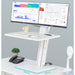 Computer Stand 22-27 Inch Dual Monitor Mount With Keyboard