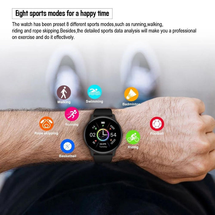 Colour Smart Watch Heart Rate Blood Pressure Monitoring