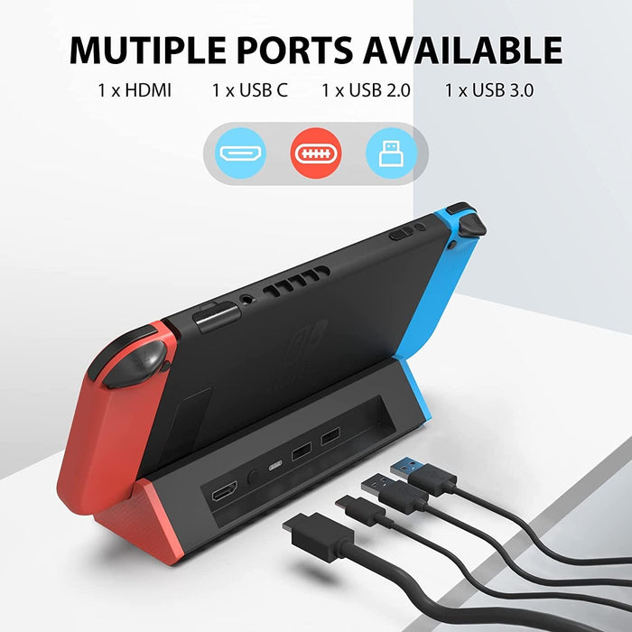 Portable Dock 4k Hdmi Adapter For Nintendo Switch/switch