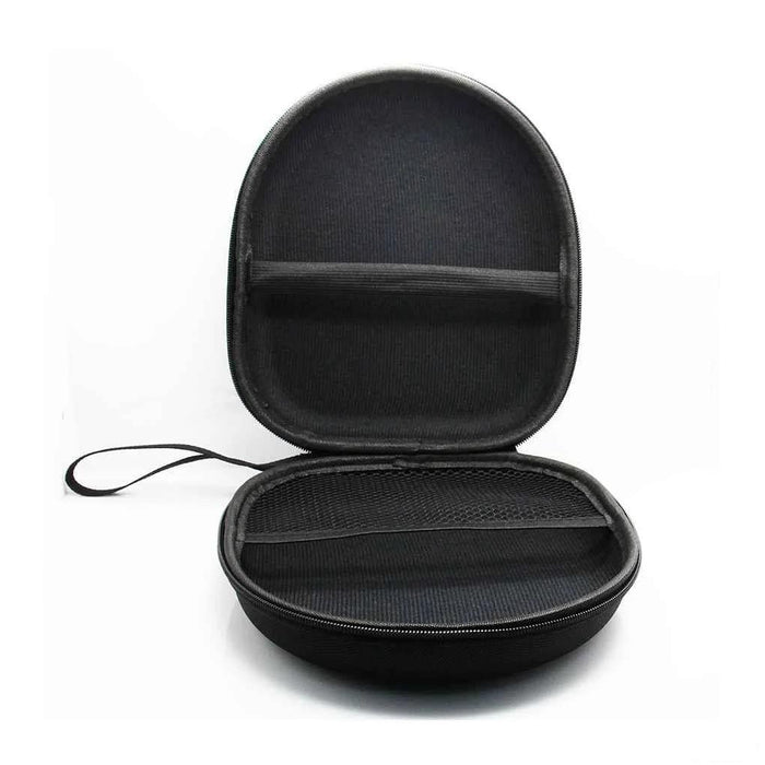 Portable Zippered Round Shaped Headphone Earbud Carrying Storage Bag Case