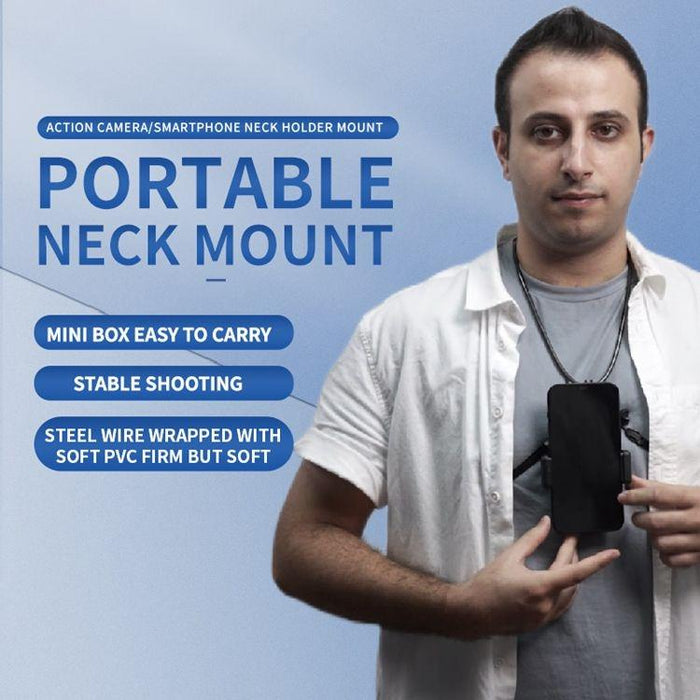 Adjustable Lazy Neck Bracket For Gopro And Smartphones