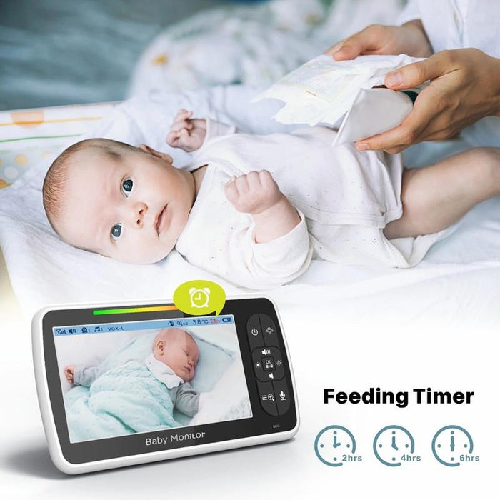 Wireless Video Baby Camera Intercom Night Vision Temperature Monitoring Cam