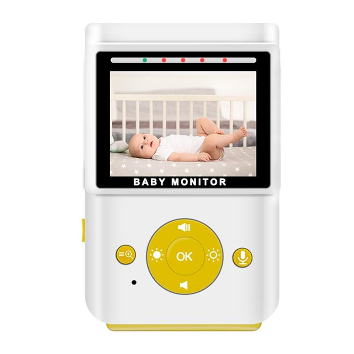 2.4 Inch Home Wireless Yellow Baby Monitor With Baby Surveillance Camera