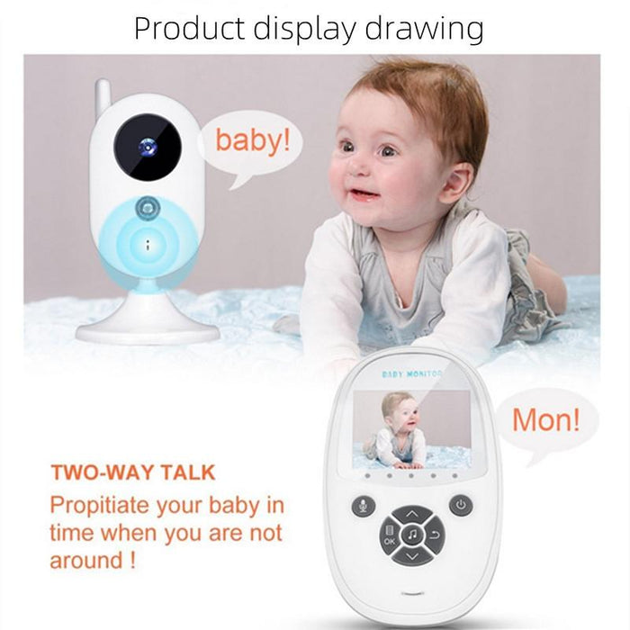 2.4Ghz Digital Video Smart Baby Monitor Night Vision Camera Music Player Two Way Intercom Function