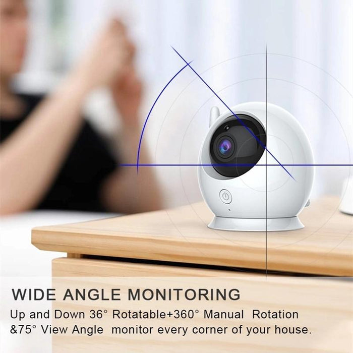 4.3 Inch Wireless Video Colour Night Vision Baby Monitor 360-Degree Security Camera