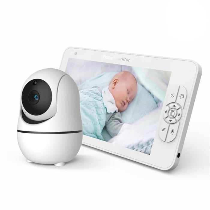 7 Inch Screen 2.4Ghz Wireless Digital Baby Monitor Auto Night Vision / Two-Way Voice Intercom