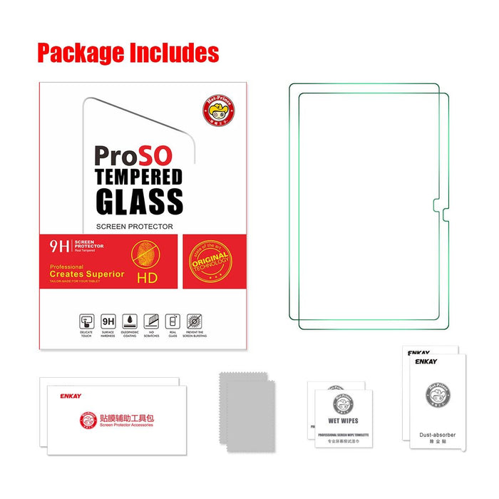 2Pcs For Samsung Galaxy Tab A7 10.4 2020 / 2022 0.33Mm Explosion-Proof Tempered Glass Film