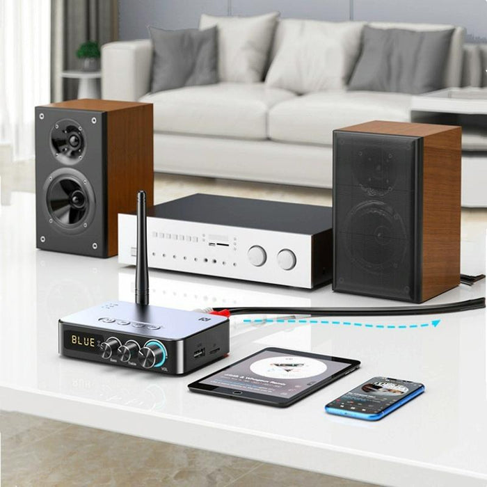 M9 Bluetooth 5.1 Music Receiver Long Range Bluetooth Adapter For Home Stereo Av Receiver Or Amplifier