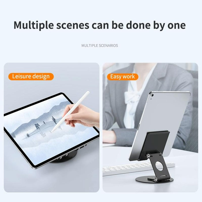 Junsunmay 360 Degrees Rotating Foldable Laptop Desktop Holder Height / Angle Adjustable