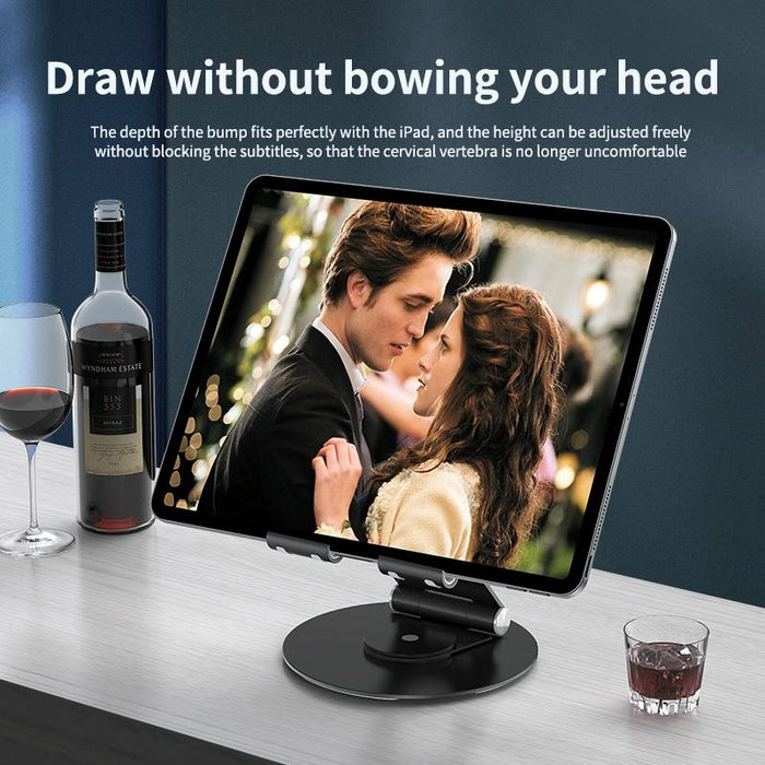 Junsunmay 360 Degrees Rotating Foldable Laptop Desktop Holder Height / Angle Adjustable