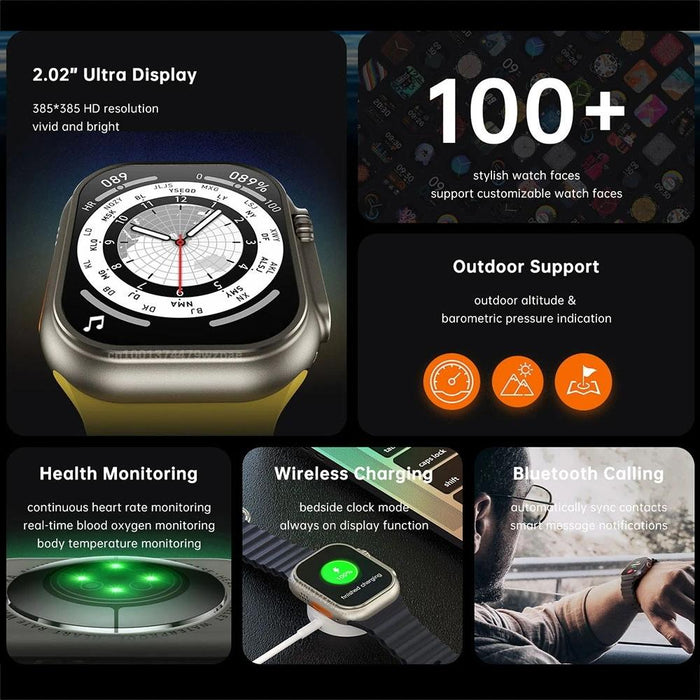 Colour Screen Smart Watch Heart Rate Blood Pressure Monitoring