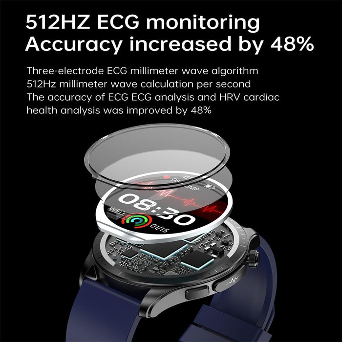 Colour Screen Smart Watch Heart Rate Blood Pressure Monitoring