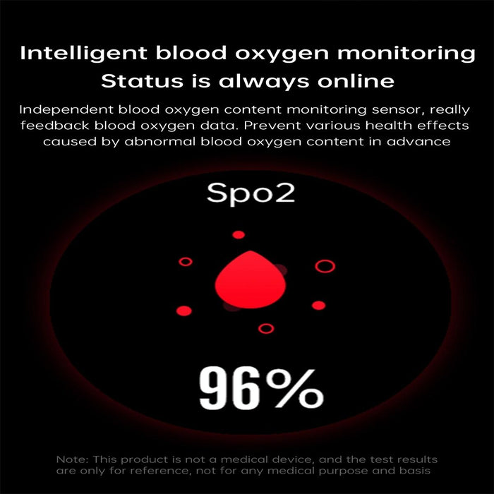 Colour Smart Watch Heart Rate Blood Pressure Monitoring