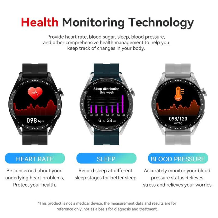 Colour Screen Smart Watch Heart Rate Blood Pressure Monitoring