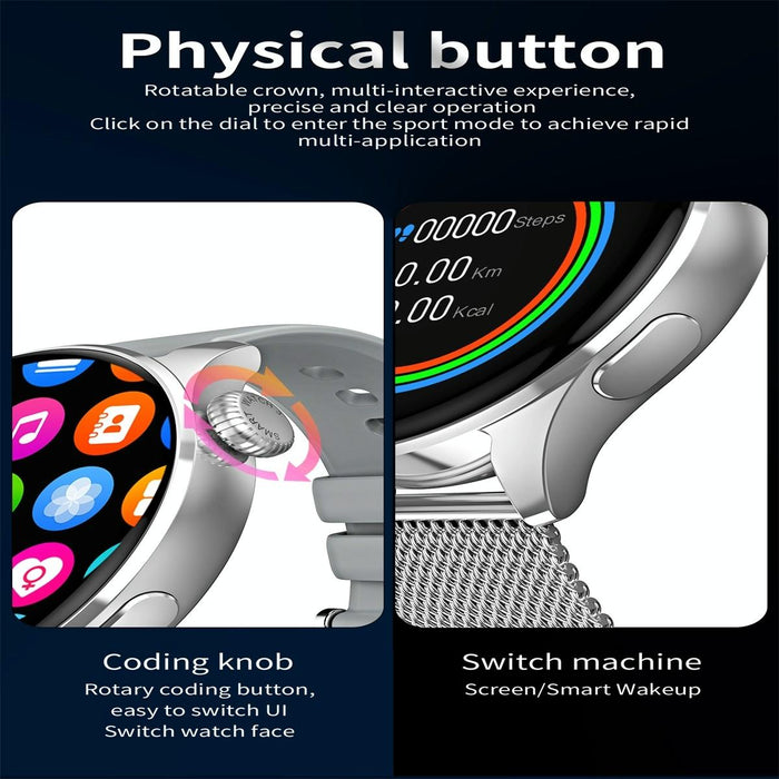 Colour Screen Smart Watch Heart Rate Blood Pressure Monitoring