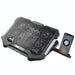 Adjustable 5 Fan Rgb Laptop Cooling Pad With Phone Holder