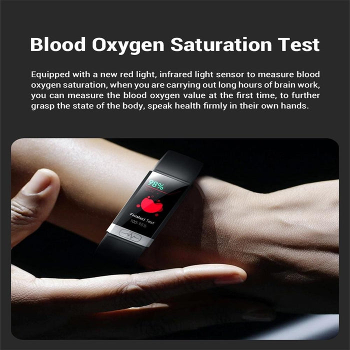 Colour Smart Watch Heart/Bp/Oxygen/Glucose Monitoring