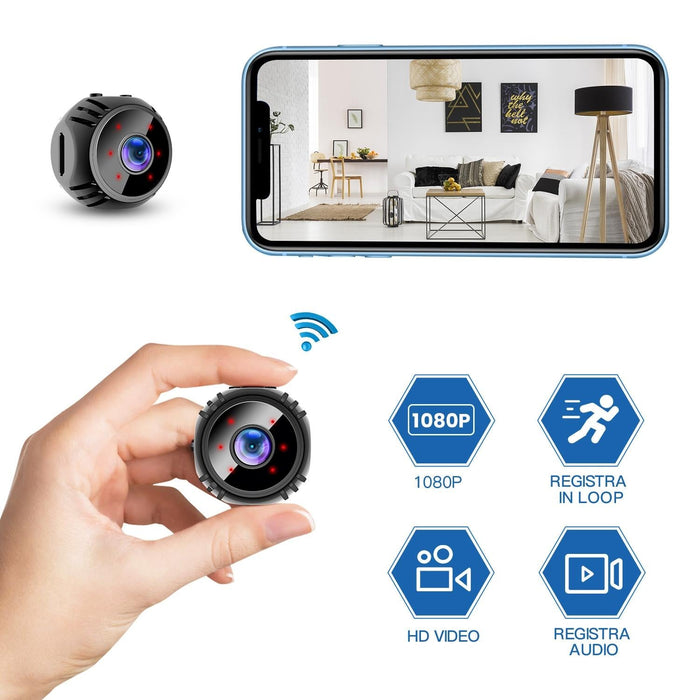 W8 Mini Camera Hd 1080P Night Vision Battery Video Surveillance Wifi Smart Home Camera