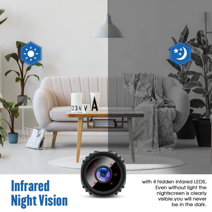 W8 Mini Camera Hd 1080P Night Vision Battery Video Surveillance Wifi Smart Home Camera