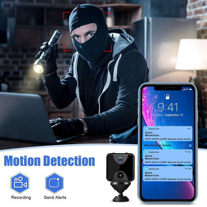 R7 Wireless Wifi Webcam Network Home Security Camera Hd Night Vision Cell Phone Remote Monitor