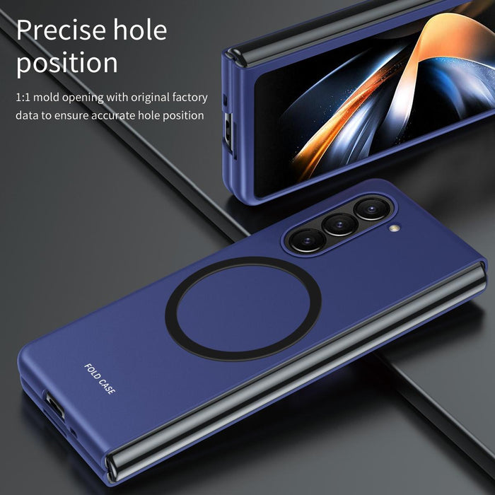 For Samsung Galaxy Z Fold7 5G Skin Feel Magnetic Shockproof Protective Phone Case