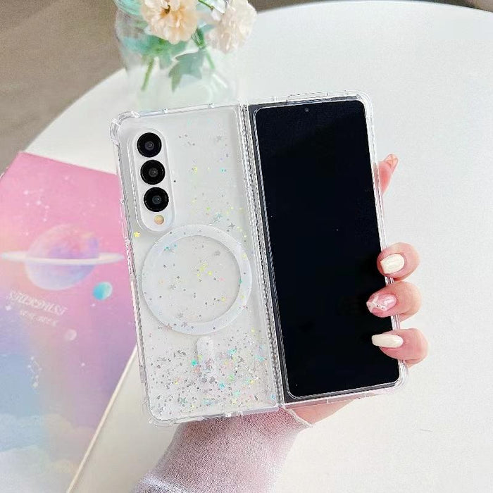 Glitter Tpu Protective Case For Magsafe Phones Samsung