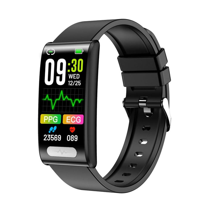 Colour Screen Smart Watch Silicone Strap Heart/Bp/Oxygen/Sugar Monitoring