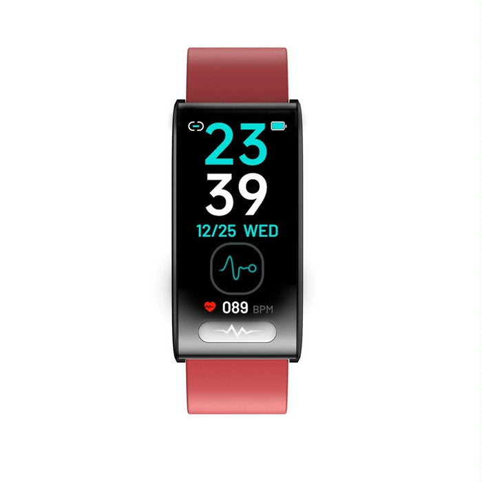 Colour Screen Smart Watch Silicone Strap Heart/Bp/Oxygen/Sugar Monitoring