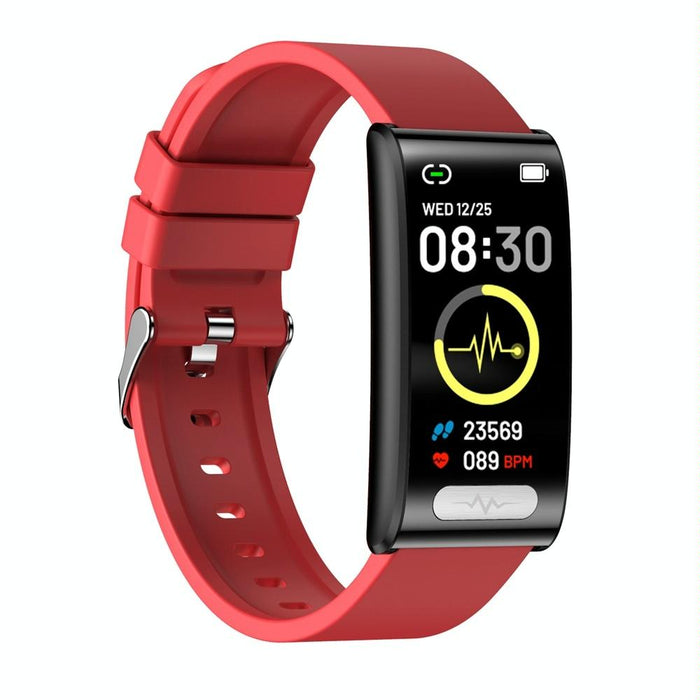 Colour Screen Smart Watch Silicone Strap Heart/Bp/Oxygen/Sugar Monitoring