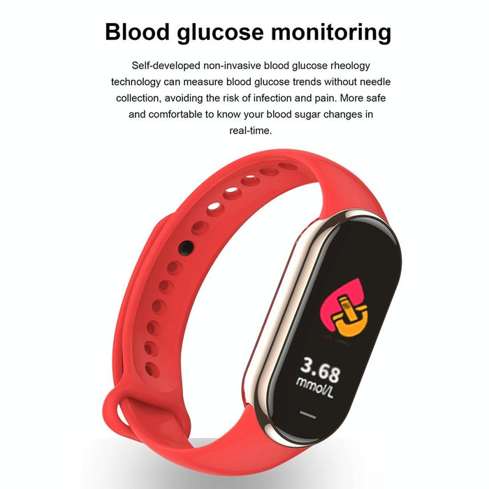 Ip68 Waterproof Smart Watch Heart/Bp/Oxygen/Sugar Monitoring