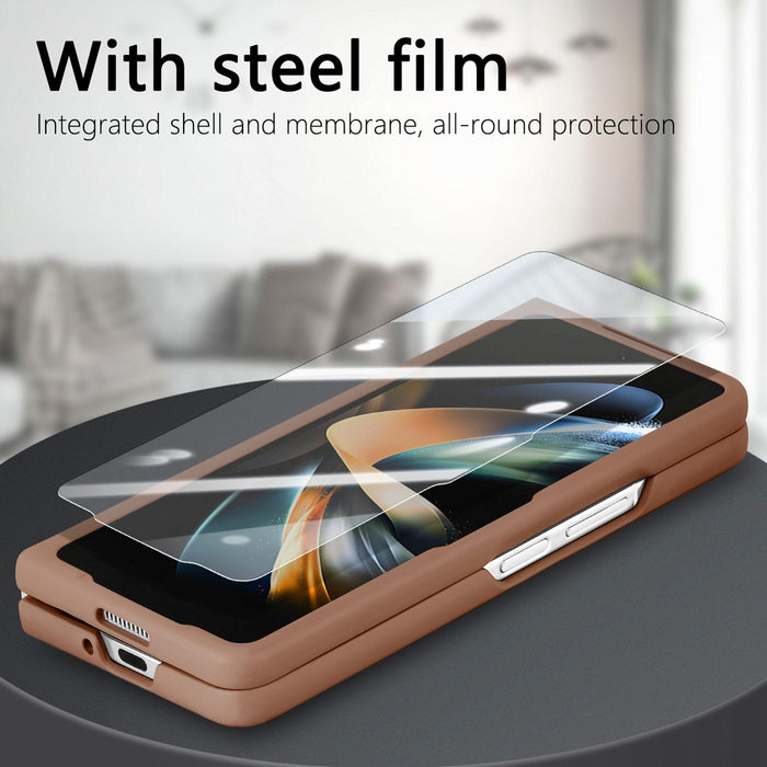 Retro Skin Fold Leather Phone Case For Samsung Galaxy z 4