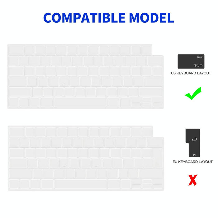 3 In 1 Protective Bracket Case Cover Hard Shell With Tpu Keyboard Film / Pet Screen Protector Version - Us