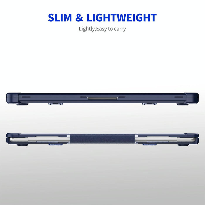 3 In 1 Protective Bracket Case Cover Hard Shell With Tpu Keyboard Film / Pet Screen Protector Version - Us