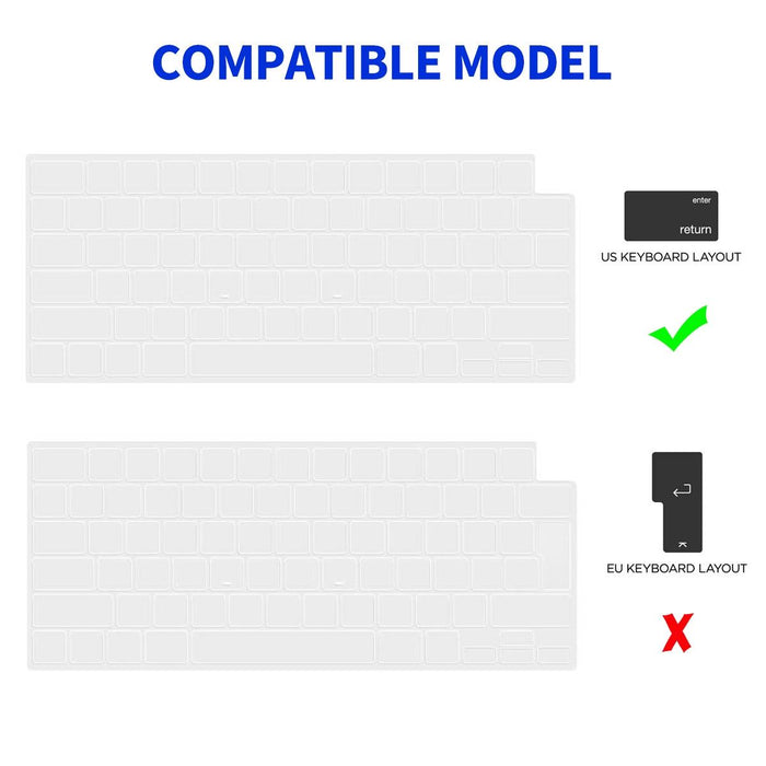 3 In 1 Protective Bracket Case Cover Hard Shell With Tpu Keyboard Film / Pet Screen Protector Version - Us