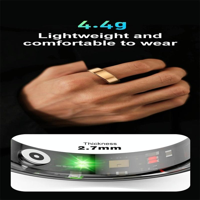 R02 Size 8 Smart Ring Supports Heart Rate / Blood Oxygen / Sleep Monitoring / Multiple Sports Modes