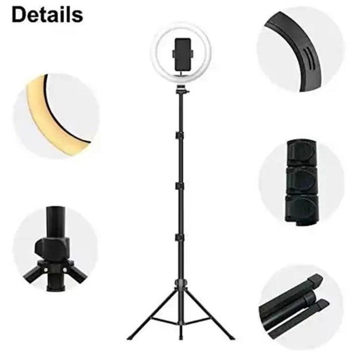 Fm-536A 10 Inch Ring Live Fill Light Streaming Stand Beauty Light Set